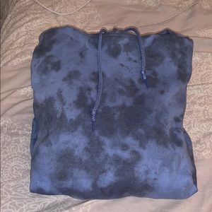 Blue Tie Dye Hoodie